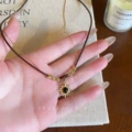 Double layer-pointed star necklace