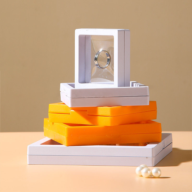 Internet Celebrity Anti-Oxidation Jewelry Box Packaging Box Film Pe Film Suspension Box Necklace Ring Jewelry Wearable Nail Gift Box