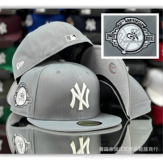 Cross-Border American SOX All-Closed Baseball Team Dodge Baseball Hat Embroidered Hip-Hop Yankees Closed Cap
