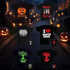 Haunted mound T-shirt Hauntaholics