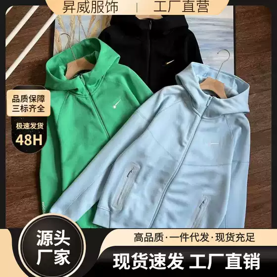 25 Hoodie Men Spring Hook Overseas Collaboration NOC Pullover Hoodie Hook Rubber Print Letters Casual Sportswear Top