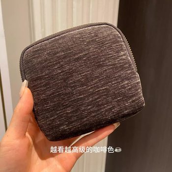 Jewelry Cosmetics Bag, High-End Exquisite Jewelry, Crystal Bracelets, Bracelets, Portable Zipper Multi-Layer Necklace Cosmetic Bag