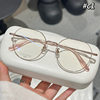 Wenyi Polygonal Myopia Glasses for Women Flat Glasses with Large Domenon for Face and Net Red Ultra Light Glasses Frame