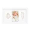 Cross-Border Hand and Foot Print Photo Frame for Newborns, Three-Piece Set with Text, Full Moon and First Birthday Commemorative Photo Frame, Baby Hand and Foot Print Set