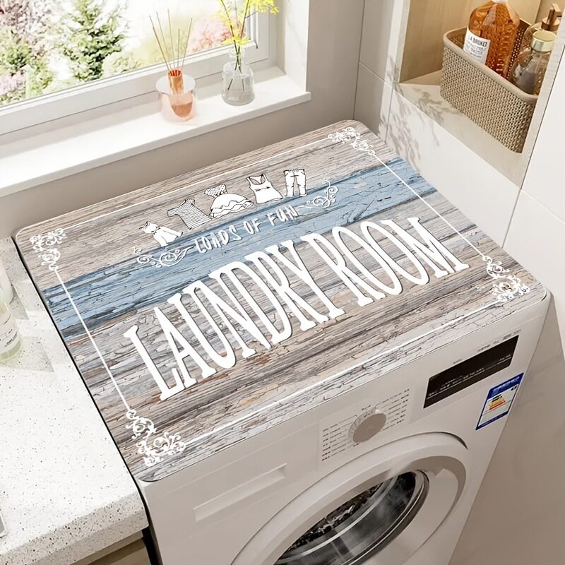 Household Washing Machine Dust-Proof Mat Diatom Mud Anti-Slip Rubber Mat Laundry Room Absorbent Mat Dirt-Resistant and Wear-Resistant Foot Mat Wholesale
