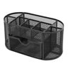 Nine-grid metal wire mesh combination pen holder pen barrel student stationery creative combination storage box iron desktop pen holder