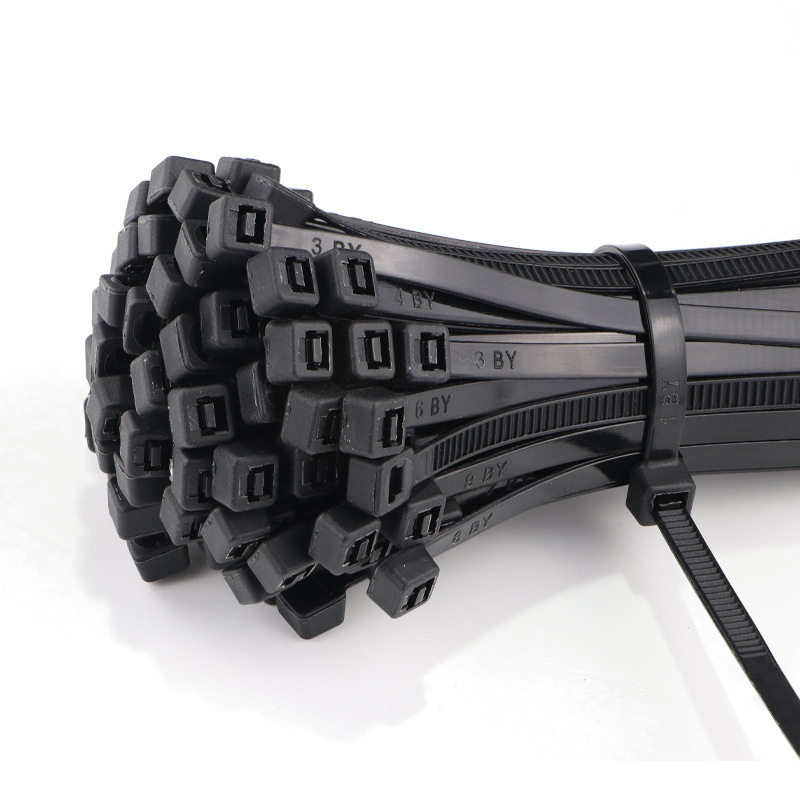 Free Shipping Self-Locking Nylon Cable Ties 3*100mm Bundling Strips Plastic Cable Ties Steel Wire Rope White