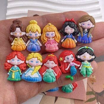 Medium Princess suit Cartoon Resin Jewelry Accessories DIY Phone Case Cream Gel Handmade Hairpin Water Cup Patch