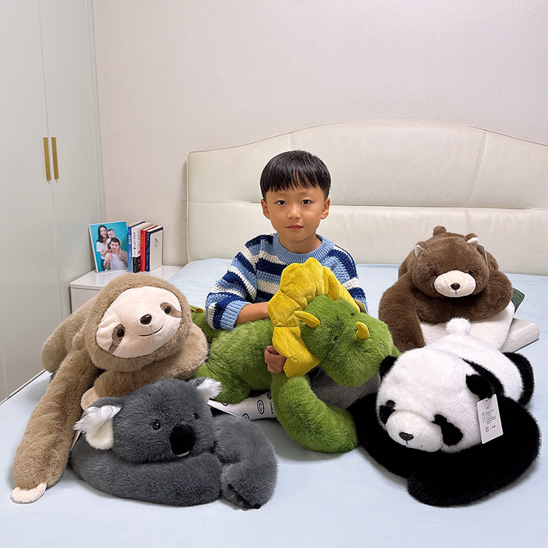 Hao Weida กลับสมบัติ ไดโนเสาร์ ตำแหน่งนอน หมอน สโลธ ของเล่นต...