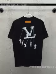 High Version Donkey Home Paratrooper T-shirt 25 New Letters Printed Casual All-match Loose Round Neck Short Sleeve Unisex