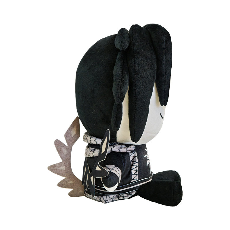 跨境新品Two-Time Plush两次毛绒玩具礼物创意黑环小男孩公仔