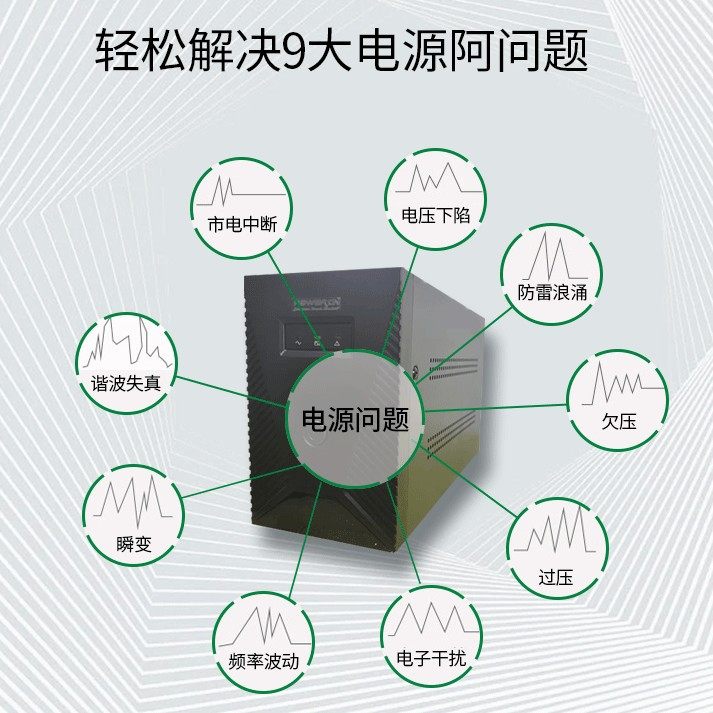 Ups Uninterruptible Power Supply High Frequency 220V Server Room Computer Emergency Backup Power Online Backup Type