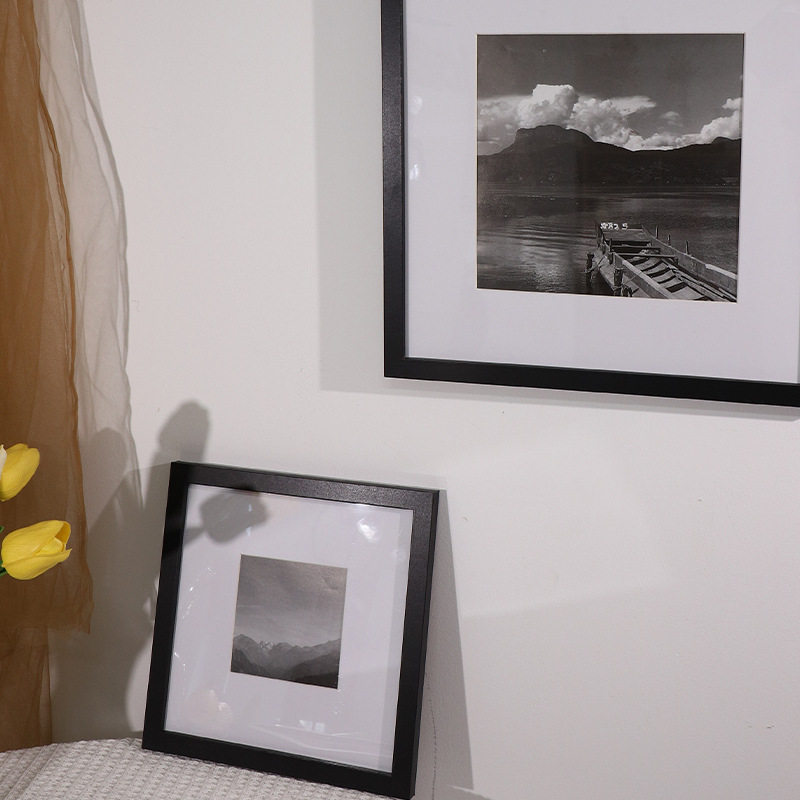 Cross Border Hot Selling Multi Collage Gallery Square Photo Frame Wall Decoration Picture Frame Photo Frame Wholesale Home Office Decoration