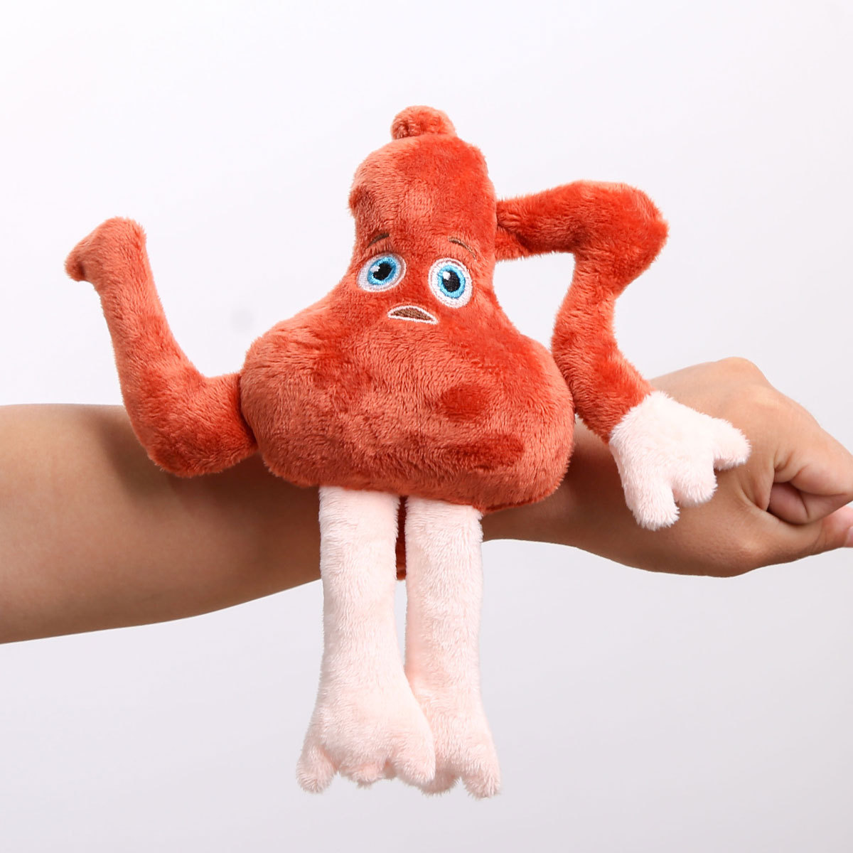 融合山海经啪啪圈手环毛绒玩具跨境木棍人玩偶公仔批发国外布娃娃