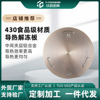 Heat-Conducting Plate for Natural Gas Stove, Anti-Blackening Moka Pot Heating Plate, Rose Gold Induction Cooker Handle, Gas Stove