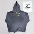 Dark gray white letters + pure cotton + tag logo