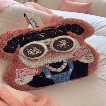 Shuangli Genuine Little Rich Woman Hand Towel Cute Cartoon Hand Towel Coral Velvet Lint-Free, Absorbent and Soft