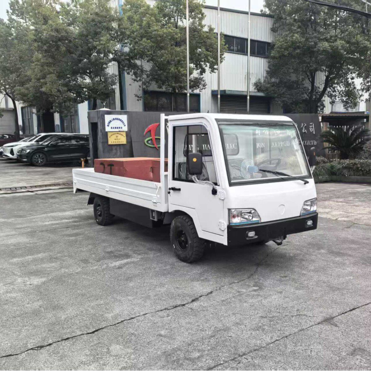 3吨电动货车试重车辆电动平板货车工厂三吨2座电动平板车