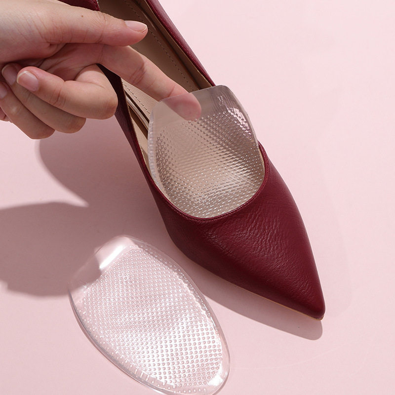 Half-Padded Women's Forefoot Pad, Half-Size Pad, Forefoot Pad, High Heels, Large Insole, Thickeneded Anti-Pain Soft Silicone Sandals