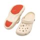 Non-slip hole shoes women's summer new couple beach shoes outdoor wear breathable soft-soled sandals covered toe slippers men's wholesale