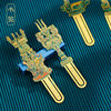 Sanxingdui metal high-end exquisite creative cultural and creative bookmark classical Chinese style Imperial Palace cultural and creative souvenir graduation season