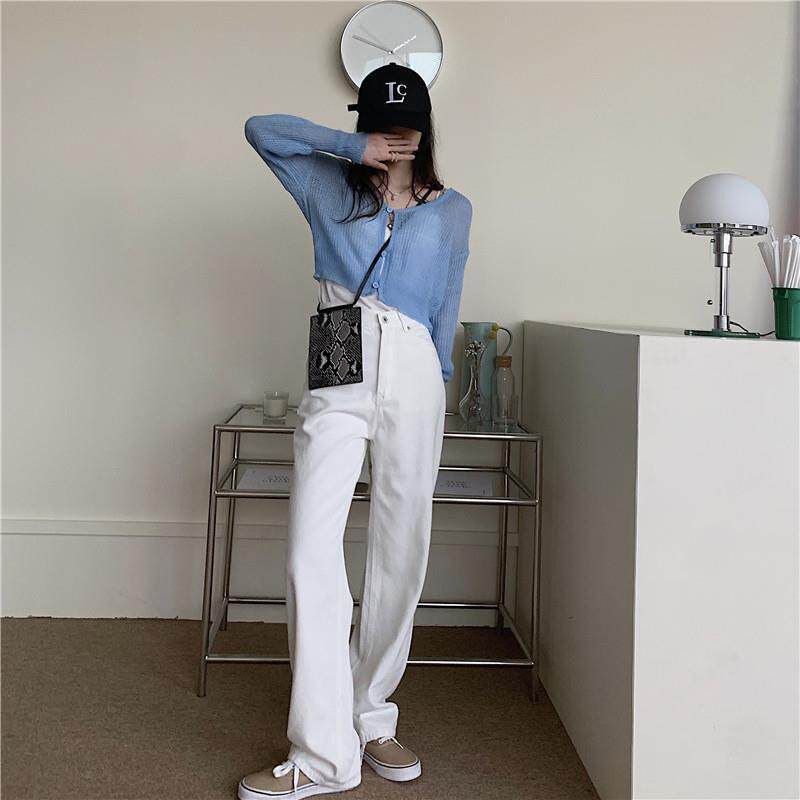 High Waisted Vintage Denim Jeans for Women Loose Fit Straight Leg Casual Style Perfect for Spring and Autumn