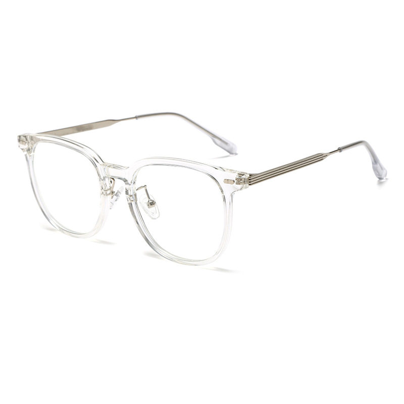 New TR90 Anti-blue Glasses Fashion Internet Popular Plain Glasses Frame Women's 849 Korean Style Artistic Flat Glasses Frame