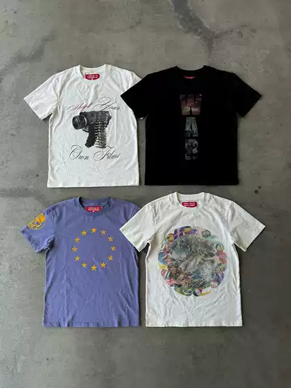 Cross-Border PeaceInWar Printed Short Sleeve T-Shirt - Edgy Dark Vintage Streetwear Oversized Hip-Hop Graphic Tee