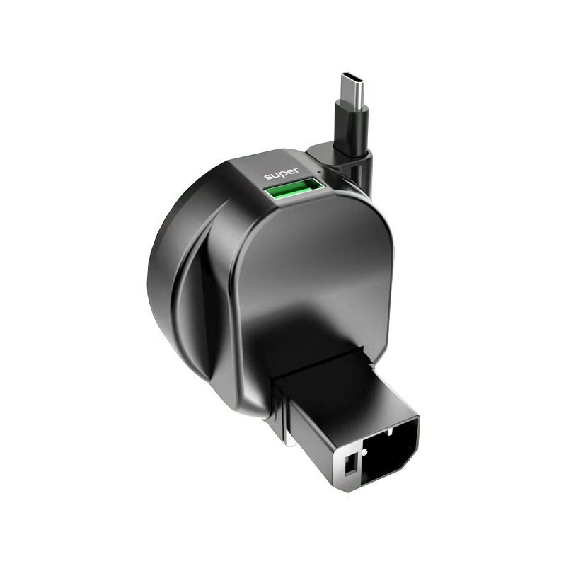 2025 New Car Charger Super Fast Charging Tc Fast Charging Mobile Phone Charger Motorcycle Electric Vehicle New National Standard