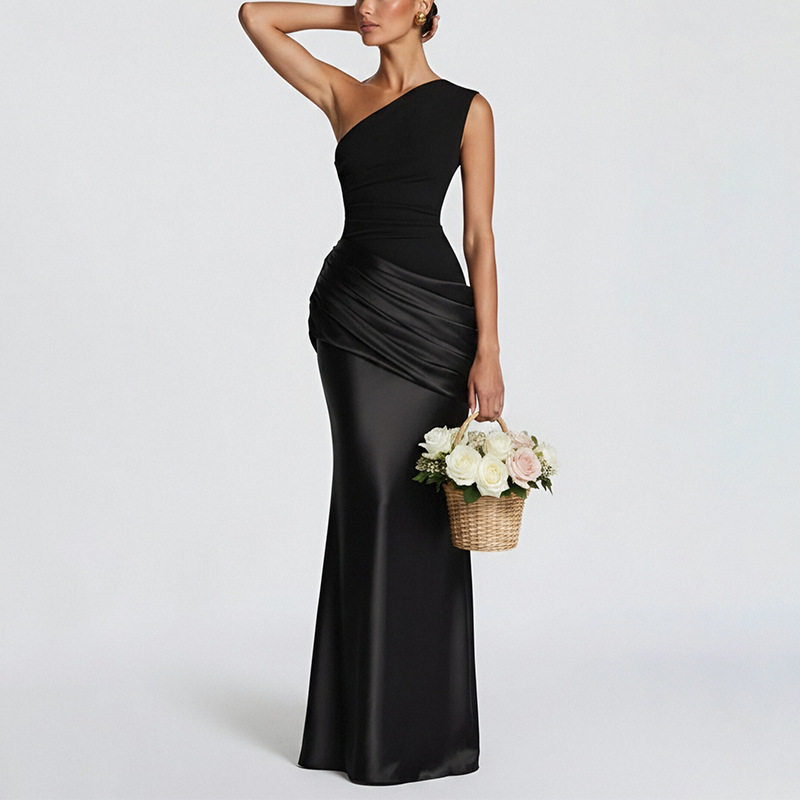 Elegant Bodycon Evening Dress Lightweight Luxurious Fabric Summer Style Perfect for Formal Events Wholesale
