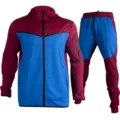 Blue and red
