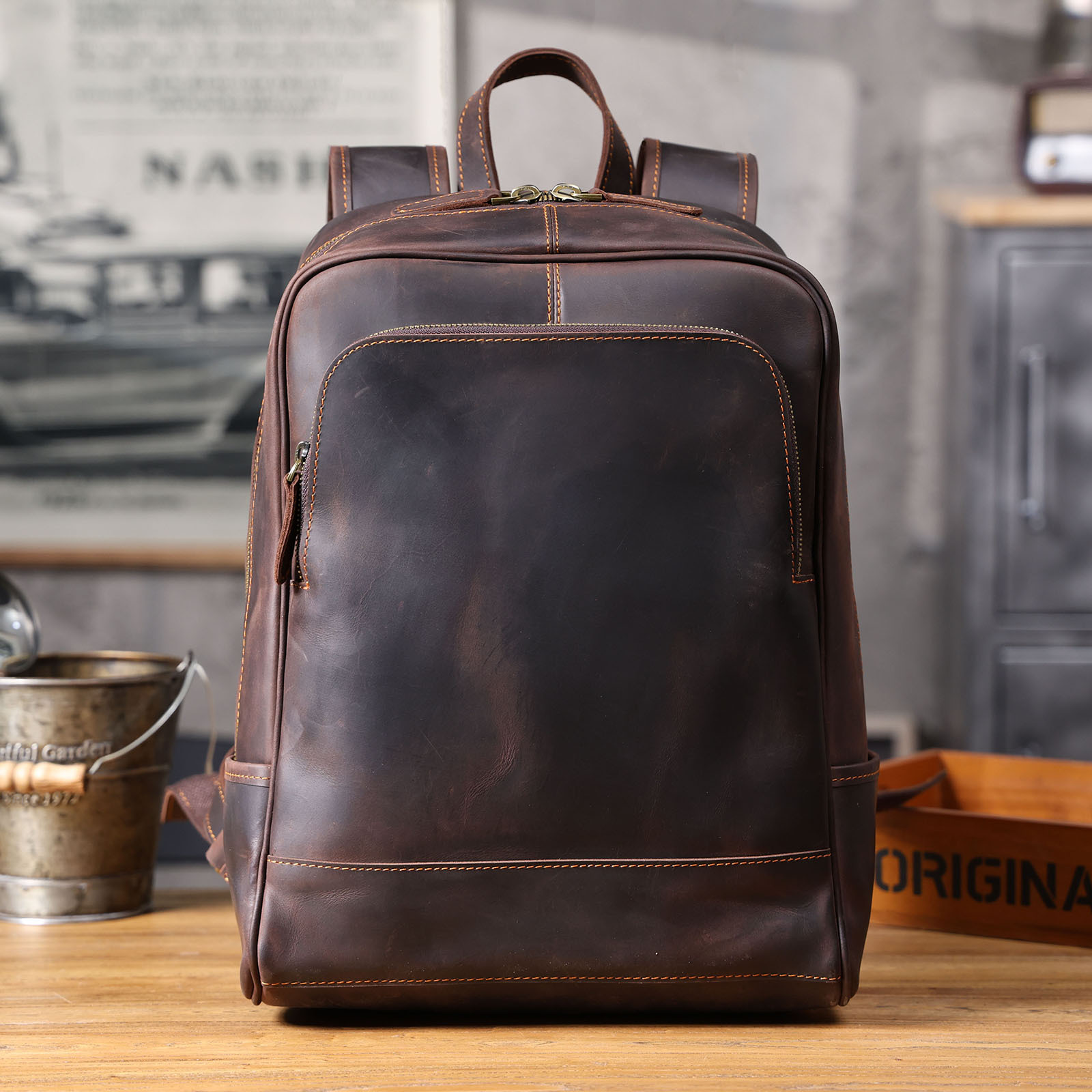 (Mới) Mã A1896 Giá 2640K: Túi Đeo Vai Nam Shtdi Phục Cổ Cổ Điển Túi Xách Ví Nam Chất Liệu Da Bò G06 Sản Phẩm Mới, (Miễn Phí Vận Chuyển Toàn Quốc).