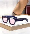 Light purple dark blue frame