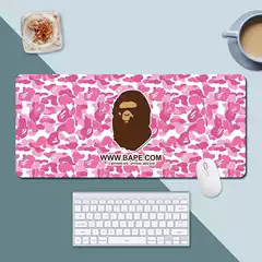 Chao Brand Ape-head Mouse Pad Oversized Men and Women BAPE Animation Office Desk Pad Computer Laptop Keyboard Pad