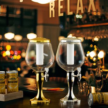 Export beer dispenser net celebrity bar portable beer beverage barrel KTV colorful icicle craft beer wine gun