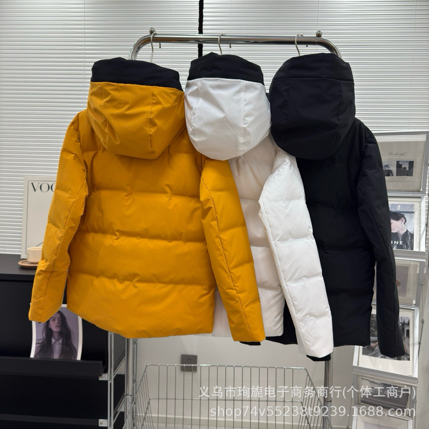 Cross-Border Export Kailasi Couple's Goose down Outdoor Hooded down Jacket, Same Style for Men and Women, Seamless Drop Shipping