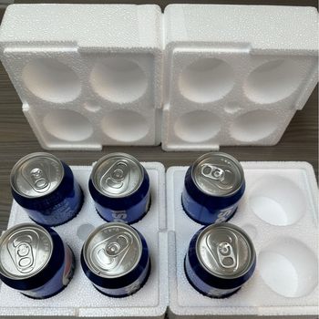 8-Pack Coke Can Beverage Foam Box Wholesale Refrigerated Fresh-Keeping Transportation Express Special Foam Box Manufacturer