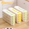 Special Storage Box for Frozen Dumplings in the Gap between the Refrigerator Side Door, Food-Grade Sorting and Organizing Box, Space-Saving Dumpling Box