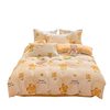 Small Fresh Milk Velvet Four-piece Set Flannel Dormitory Three-piece Set Thickened Crystal Velvet Coral Velvet Bedding