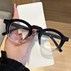 Glasses Frame New European and American Retro Round Small Frame Glasses Frame Simple Fashion Concave Shape Cross-Border Trendy Glasses for Women