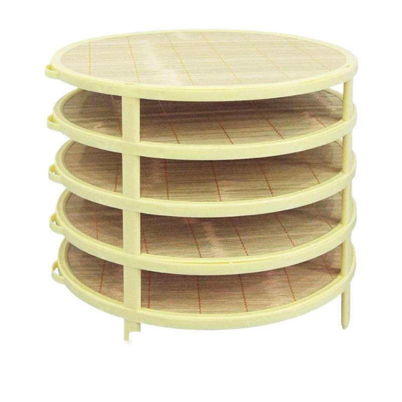 Multi-Layer Dumpling Cover Mat Bamboo Dumpling Tray Bamboo Cover Mat for Home Use Non-Stick Bamboo Mat