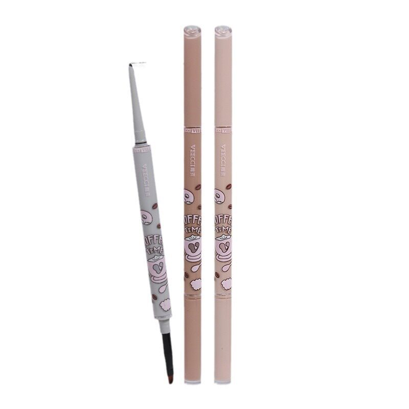 [Inquiry for Pricing] Weizi Coffee Series Double-Ended Eyeliner Gel Pen Waterproof, Sweat-Proof, Smudge-Proof Eyeliner Gel