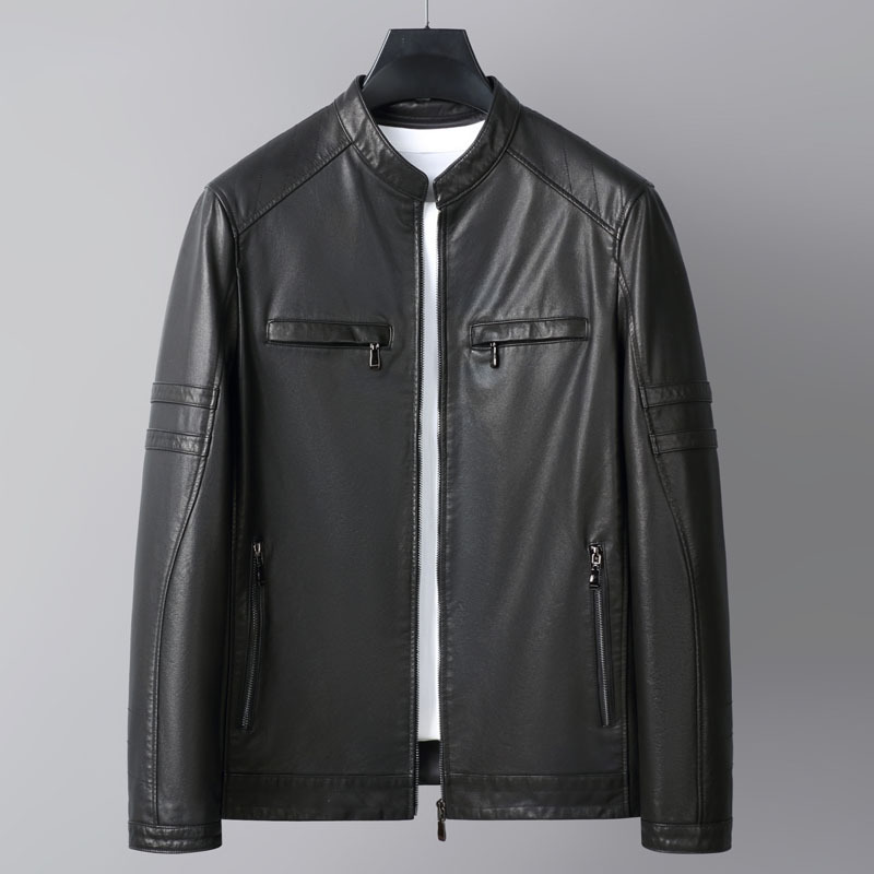 Áo Da Nam Chất Liệu Da Bò Hàng Mùa Xuân Thu Đông