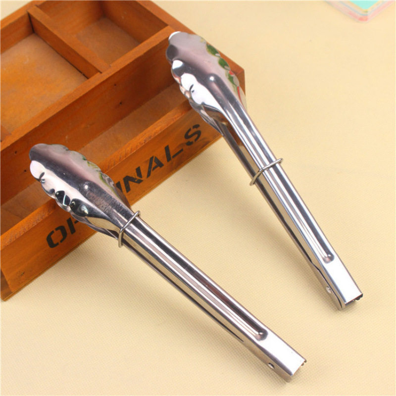 9 inch stainless steel bread clip silicone food clip baking barbecue kitchen DIY tools