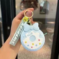Coin Purse Keychain - Donut Blue