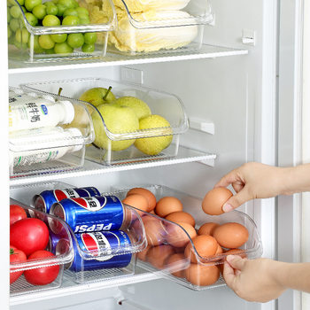 Refrigerator Storage Box Fresh-keeping Box Drawer-type Household Vegetable Fruit Egg Finishing Box Kitchen Storage Box Beverage Basket