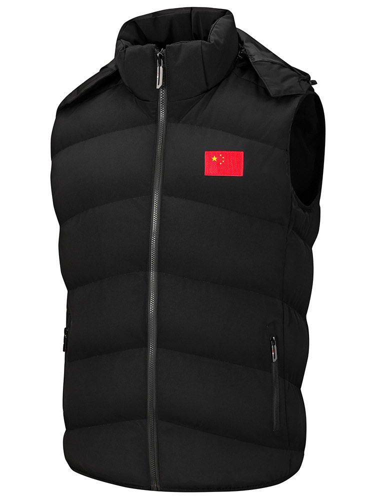 Chinese team sports vest men's and women's martial arts taekwondo training vest warm vest winter down cotton-padded jacket wholesale