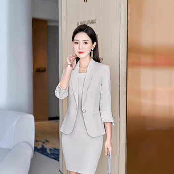 Manufacturers Wholesale Fashion Suits for Women, Spring and Autumn New Suits, Skirts, Dresses, Two-Piece Slim Formal Work Clothes
