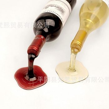 Spilled Wine Bottle Holder overflowing Wine Bottle rack display cabinet Wine tray Wine rack support hanging rack