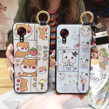 Suitable for Wholesale Special Use Wristband Phone Case Samsung Apple iPhone Stand Cute Pet Internet Celebrity Style Cute Tpu